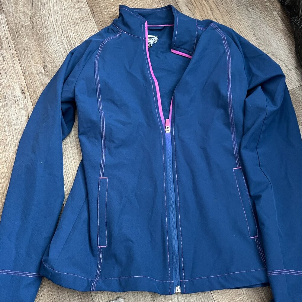 Slazenger blue golf jacket‎ XS